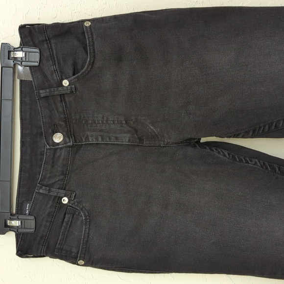 True Religion Black Rinse Jennie Curvy High Rise Skinny Jeans Size 30 - Picture 5 of 16